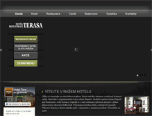 Tablet Screenshot of hotelterasa.cz
